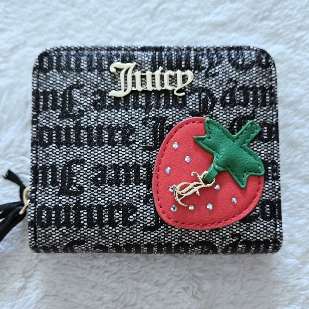 Juicy🍊 Couture "Freshly Picked" Small Zip Around Wallet - NWT - Picture 3 of 16